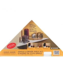 Knape & Vogt CORNER SHELF 12"" WHITE