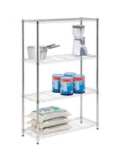 Honey Can Do Shelf 4-Tier Chrome 250#