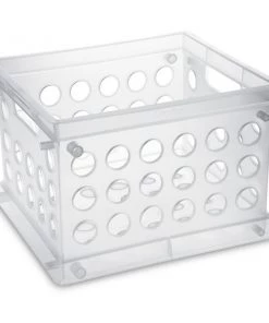 Sterilite 6.125 in. H X 7.875 in. W X 9 in. D Stackable Crate