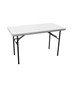 Living Accents Table Rectngl Bm 4' Wht