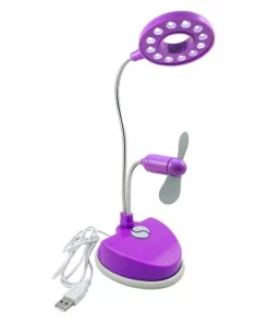 Blazing LEDz Blazing LED 9 in. Assorted Desk Lamp w/Fan