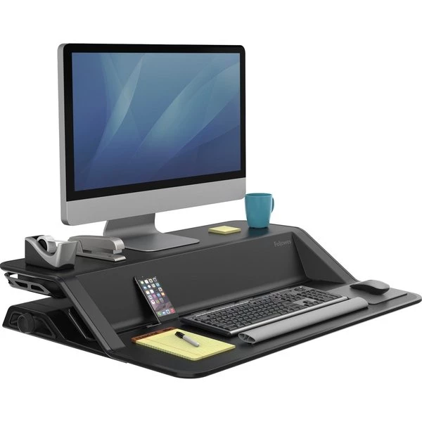 Fellowes 32.75" W, 22.5" H, Black - Image 4