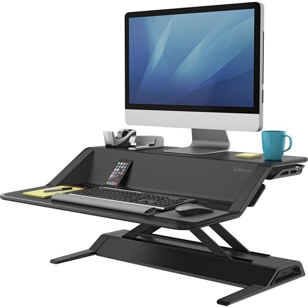 Fellowes 32.75" W, 22.5" H, Black - Image 5
