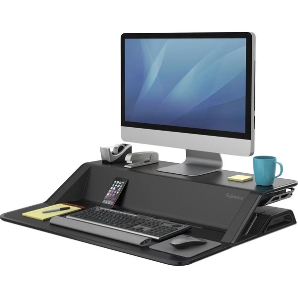 Fellowes 32.75" W, 22.5" H, Black - Image 6