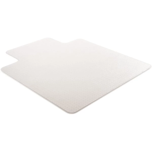 Deflecto Frequent Use Chair Mat, Med Pile Carpet, Flat, 45x53, Wide Lip, Clear - Image 8