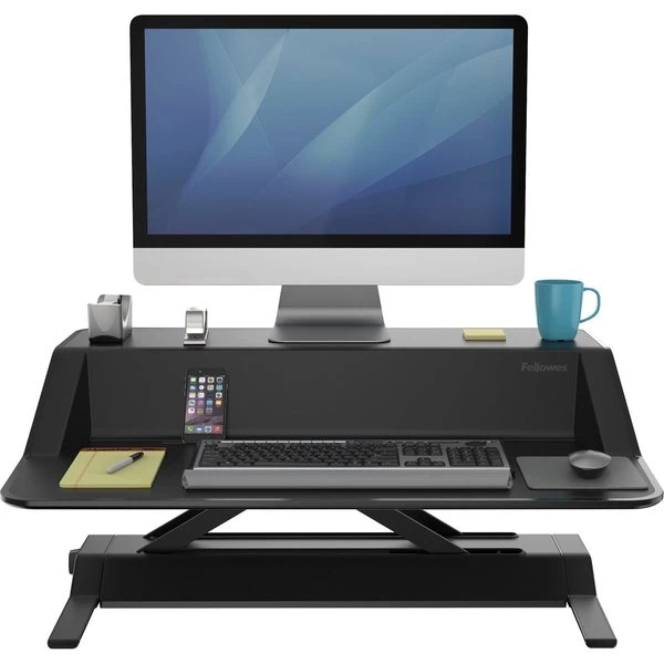 Fellowes 32.75" W, 22.5" H, Black - Image 3