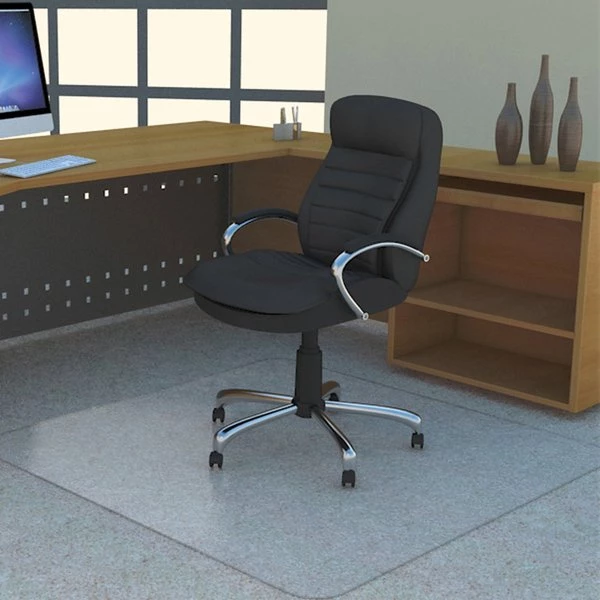 Deflecto All Day Use Chair Mat - All Carpet Types, 36 x 48, Rectangular, Clear - Image 5