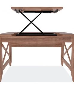 Alera 47.25" W, 43.75" H, Modern Walnut, Particleboard; PU Laminate