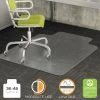 Deflecto Moderate Use Chair Mat, Low Pile Carpet, Roll, 36x48, Lipped, Clear