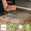 Deflecto EconoMat All Day Use Chair Mat for Hard Floors, 36 x 48, Rect, Clear