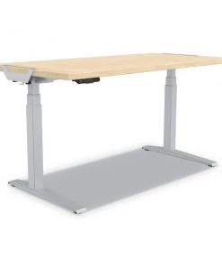 Fellowes 60" W, Maple, Laminate; Plastic; Wood