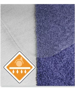 Floortex Unomat Anti-Slip Chair Mat for Hard Floors/Flat Pile Carpets, 35 x 47