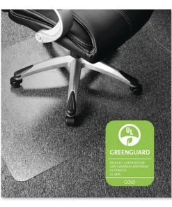 Floortex Ultimat Polycarbonate Chair Mat, Low/Medium Pile Carpet, 48x60, Clear