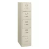 Hon 310 Series 5-Drawer Full-Susp File, Letter, 15w x 26.5d x 60h, Gray