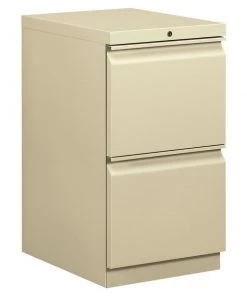Hon Efficiencies Mobile File/File Pedestal, 15w x 19.88d x 28h, Putty