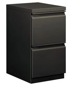 Hon Efficiencies Mobile File/File Pedestal, 15w x 19.88d x 28h, Charcoal