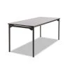 Iceberg 29.5" H, Melamine Laminate Top, Charcoal