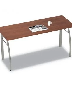 Linea Italia. 59.13" W, 29.5" H, Cherry, Steel