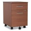 Linea Italia. Trento Line Mobile Pedestal File, 16.5w x 19.75d x 23.63h, Cherry