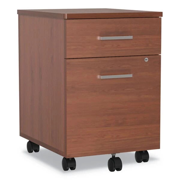 Linea Italia. Trento Line Mobile Pedestal File, 16.5w x 19.75d x 23.63h, Cherry