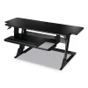 3M Standing Desk, 42" W, 20" H, Black, Metal