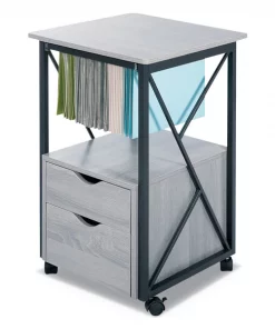 Safco Mood Storage Pedestals, 17.75w x 17.75d x 30h, Gray