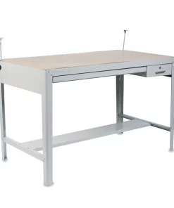 Safco® 35.5", Industrial Grade Steel Top, Gray