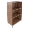 Union & Scale Essentials Laminate Bookcase, Three-Shelf, 28 x 15 x 45.6, Espresso