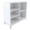 Union & Scale Essentials Laminate Bookcase, Five-Shelf, 36 x 15 x 31.6, White