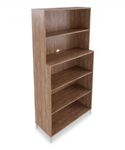 Union & Scale Essentials Laminate Bookcase, Five-Shelf, 35.8 x 14.9 x 72, Espresso