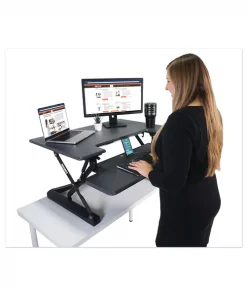 Victor 36" W, 20" H, Gray/Black, Steel