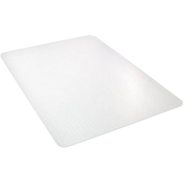 Deflecto All Day Use Chair Mat, All Carpet Types, 45 x 53, Rectangle, Clear - Image 2