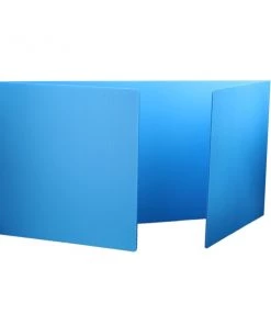 Flipside Products Blue Plastic Study Carrel, PK12