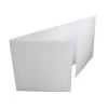 Flipside Products White Plastic Study Carrel Bulk, PK12