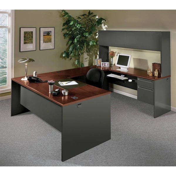 Hon Pedestal Desk, 30" D, 60" W, 29-1/2" H - Image 3