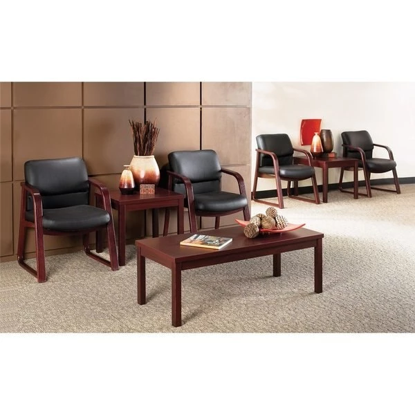 Hon Rectangle Occasional Table, 24" X 20" X 20", Mahogany Top, High-Pressure Laminate - Image 5