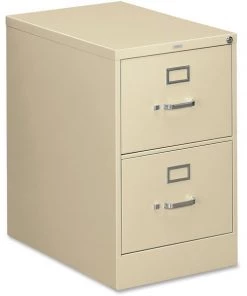 Hon 18-1/4" W 2 Drawer File Cabinet, Putty, Legal