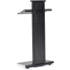 Mayline Mobile Steel Lectern, Light, Black
