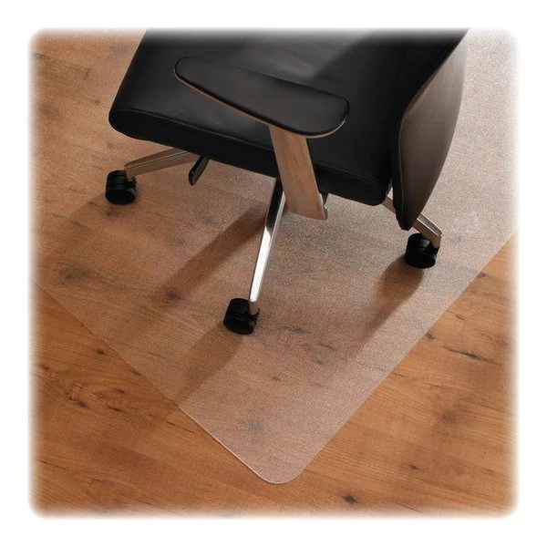 Floortex Chair Mat 60"x60", Square Shape, Clear, for Hard Floor - Image 3