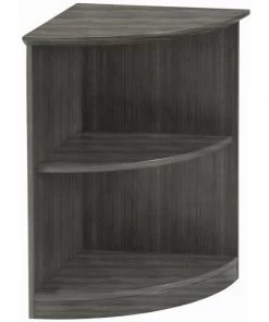 Mayline Rnd Corner Bookcase, Medina Qrtr, Sea Salt