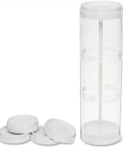 Deflecto Intrlckng Stack Organzr, 3 pcs./6-Lid, PK8