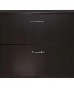 Mayline 36" W Lateral File Cabinet, Mocha