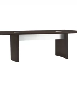 Mayline Rectangle Medinaâ„¢ 8' Conference Table, 96 X 42 X 29.5, Wood Top, Mocha