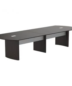 Mayline Rectangle Medinaâ„¢ 12' Conference Table, 144 X 48 X 29.5, Wood Top, Mocha
