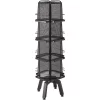 Safco Products Magazine Stand, Rotating 16 Pocket, Onyx