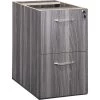 Mayline 15.24" W Pedestal File Cabinet, Gray Steel