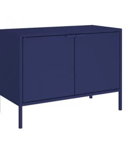 Manhattan Comfort Smart Low 27.55" Wide TV Stand Cabinet in Blue