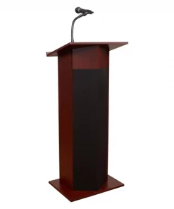 Oklahoma Sound Power Plus Lectern, Mahogany