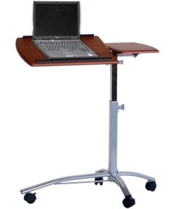 Mayline Laptop Caddy, w/Split Top, Gray Base