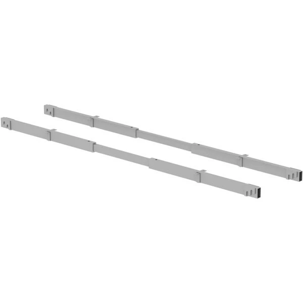 Lorell Tabletop Crossbar, 67" W, Silver - Image 8